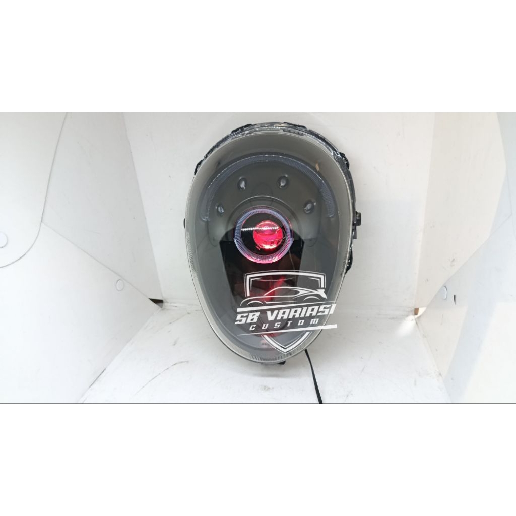 refektor h4 scopy 2013-2016 custom lampu depan scoopy 2013-2016