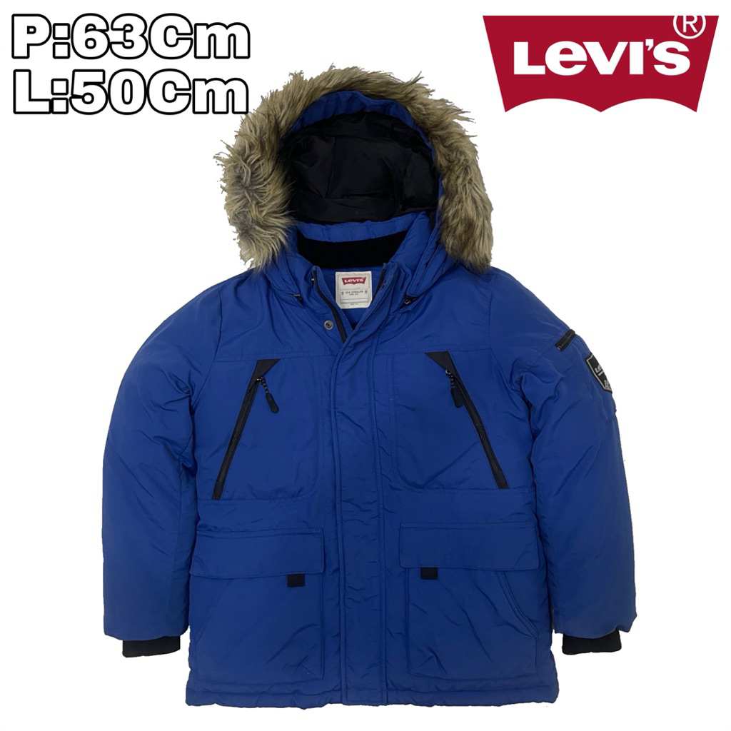 JK15 Jaket Parka Bulang Outdoor Anak 10 Th Levis Thermal  Bulu Angsa Winter Musim Dingin Hiking Pend