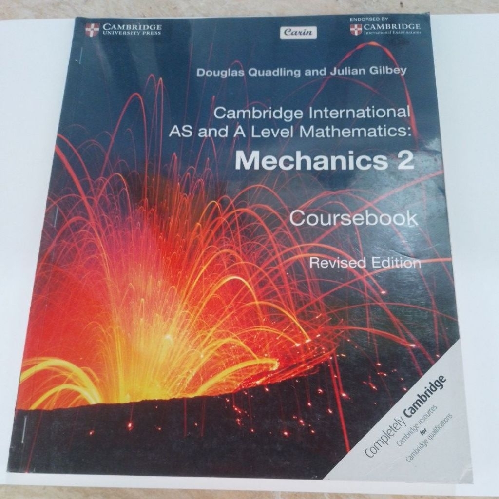 BUKU CAMBRIDGE INTERNATIONAL AS AND A LEVEL MATHEMATICS MECHANICS 2 COURSEBOOK REVISED EDITION