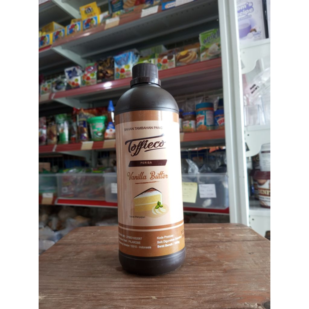 Toffieco Perisa Vanilla Butter Kemasan 1kg | Pasta Vanilla Butter | Toffieco Vanilla Butter