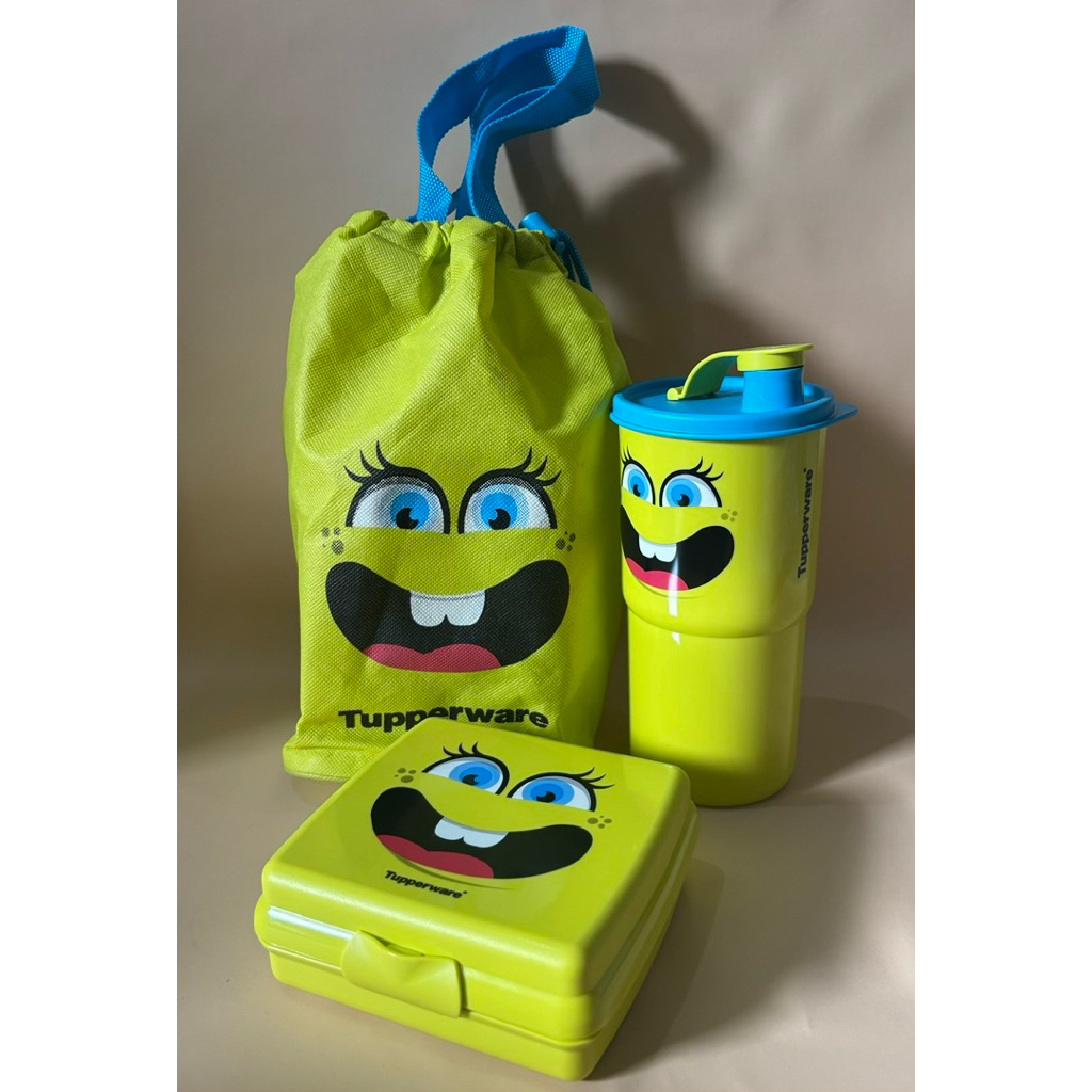 Smiley Lunch Set Tupperware – PROMO Cuci Gudang