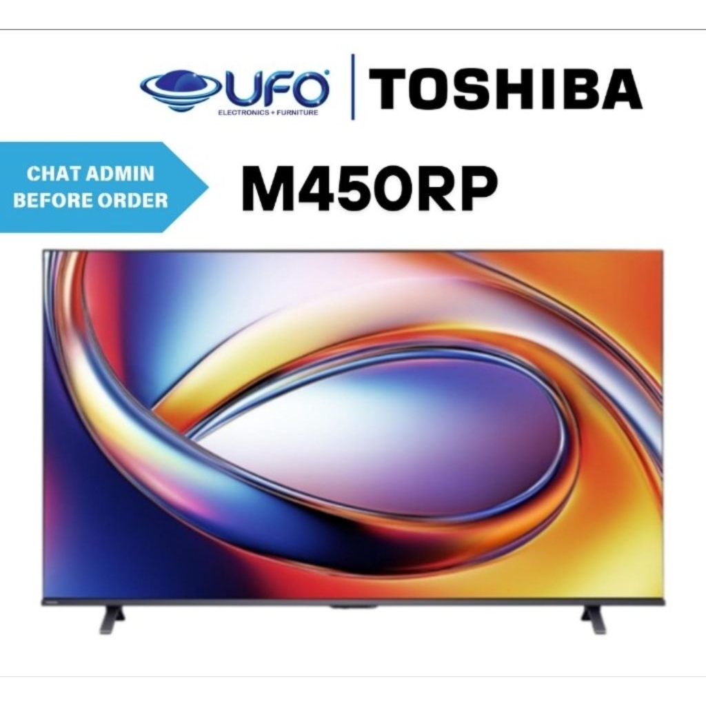TOSHIBA 50M450RP QLED 4K SMART TV VIDAA UHD TV QLED TV 50 INCH