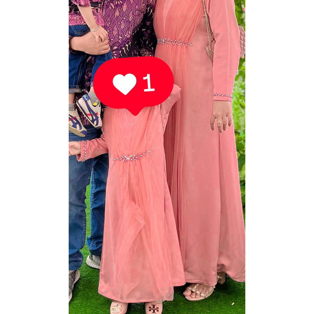 baju seragam pesta ibu dan anak