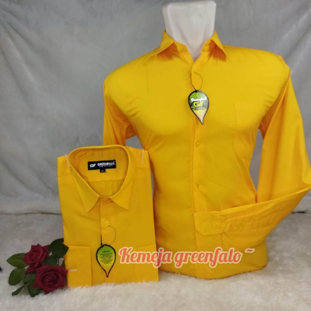 kemeja GF lengan panjang/kemeja dewasa/ kemeja kantor