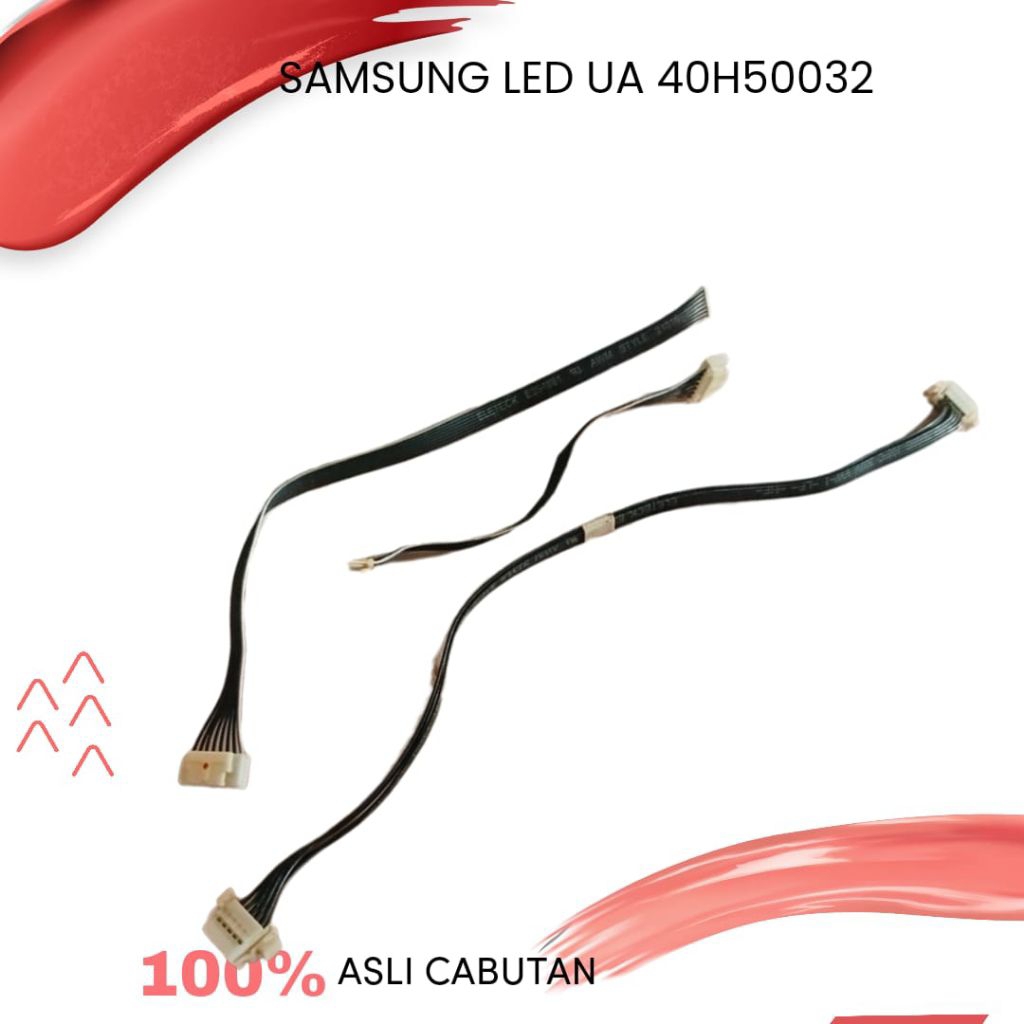 SET 3 SET KABEL KONEKTOR TV LED SAMSUNG LED UA 40H50032