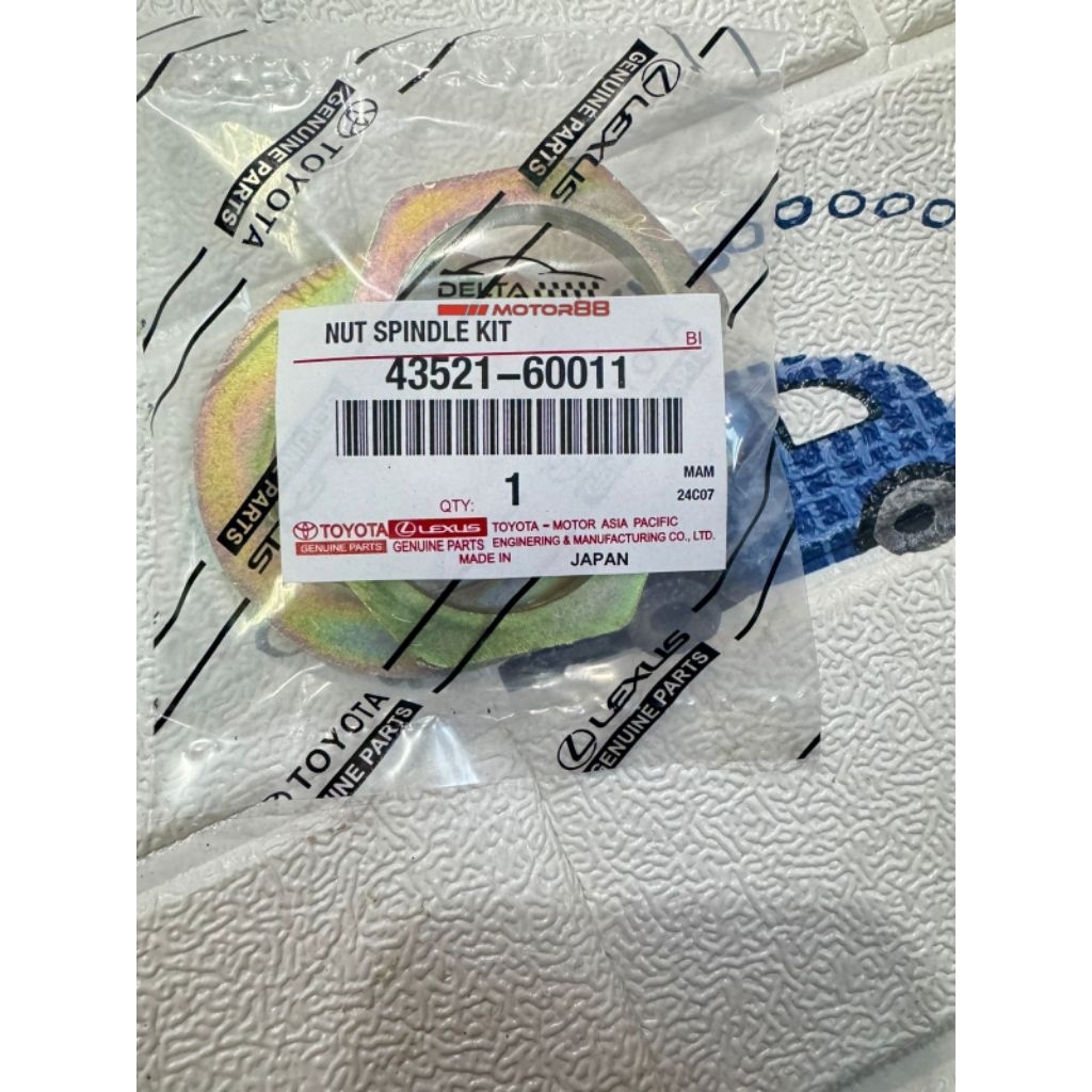 NUT SPINDLE KIT MUR AS RODA DEPAN 2F HARTOP MUR SPINDEL SPINDLE 2F HARTOP