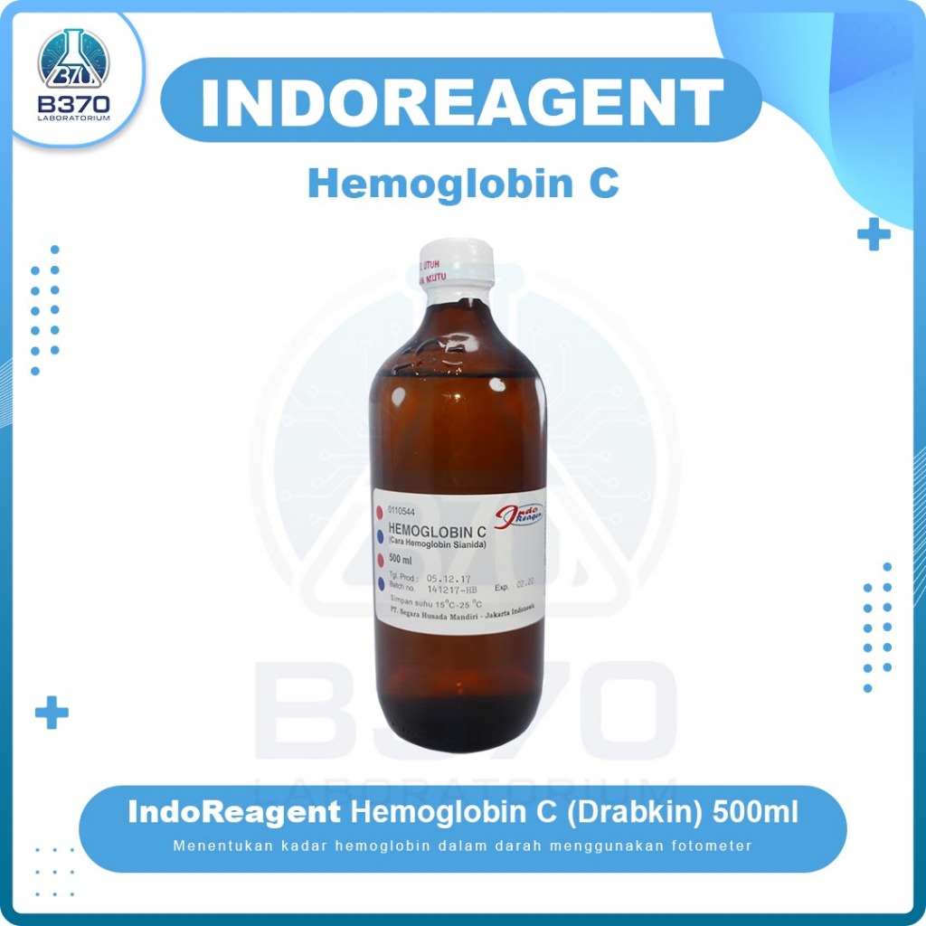 Indo Reagen Hemoglobin C / Drabkin 500ml