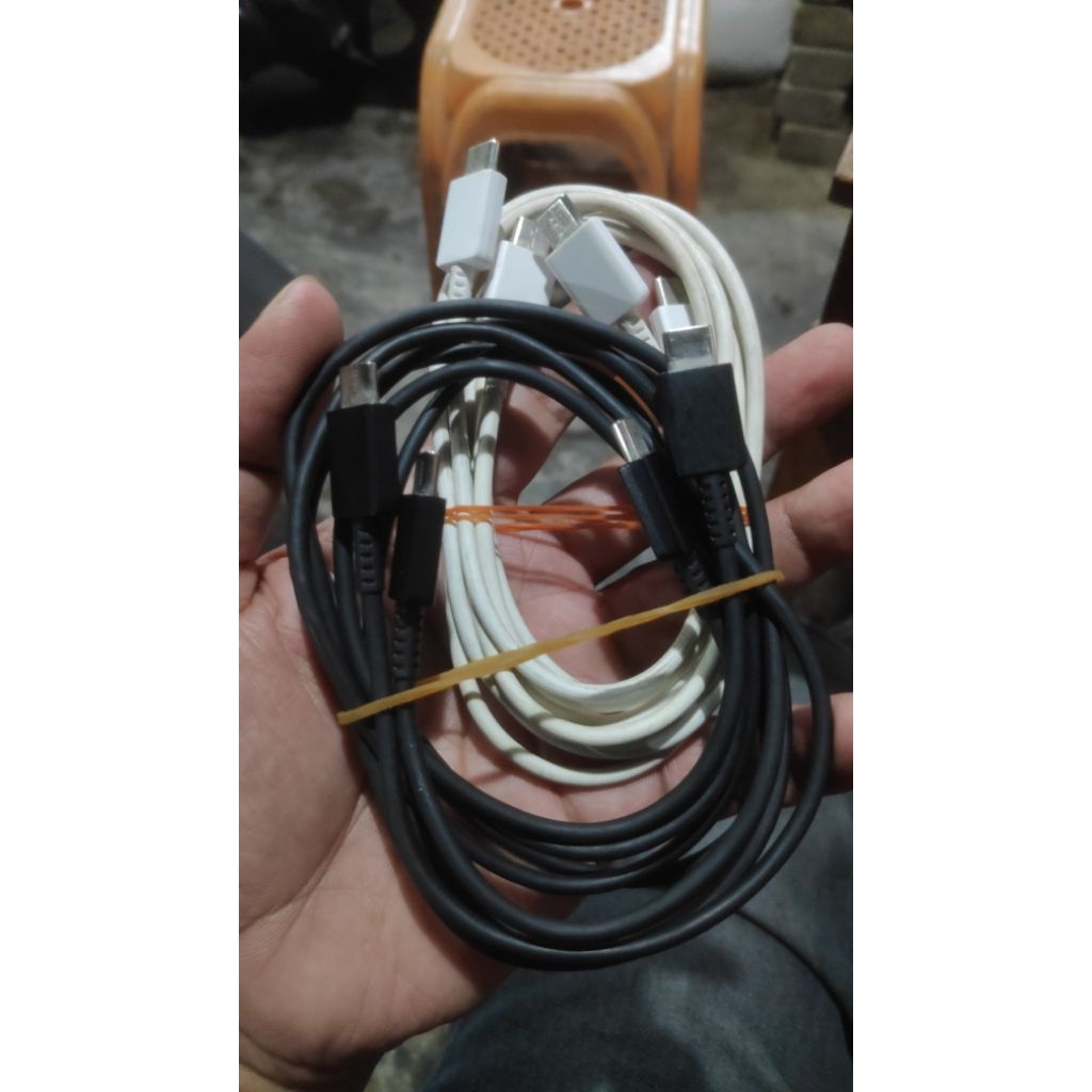 Kabel Data original Samsung C to C Bekas Bawaan HP