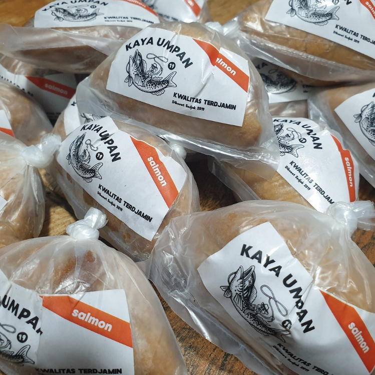 Umpan Ikan Mas Gendulan Merk KAYA UMPAN Tersedia Varian [ Salmon ] [ Tuna ] [ Tengiri ] [ Layur ] [ 