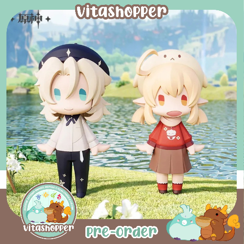 [Pre order on Indonesia only] - Genshin Impact Genshin Impact Hello Good Smile Figure Albedo & Klee