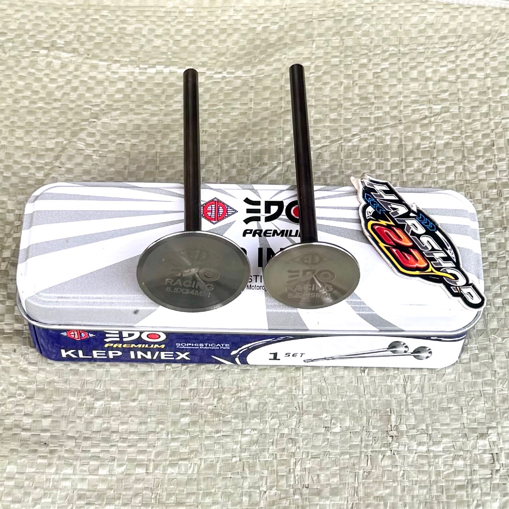 Klep 34 29 batang 5.5 mm panjang 100 mm edo racing