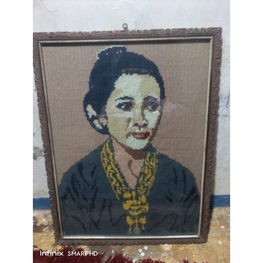 LUKISAN KRISTIK JADUL UKURAN 54x70