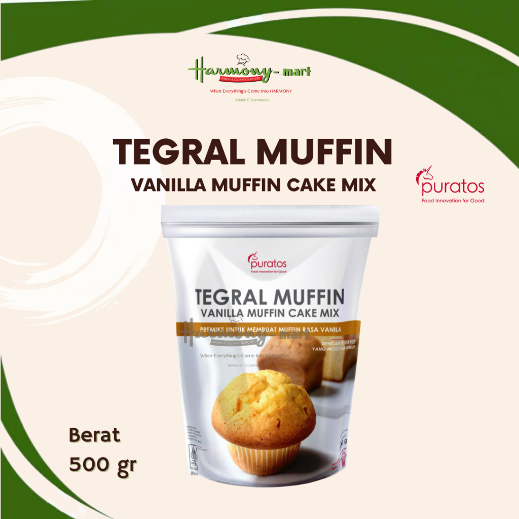PURATOS Tegral Vanilla Muffin Cake Premiks 500g /Premiks Muffin Cake
