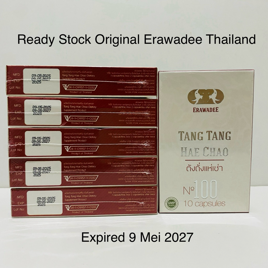 Erawadee Tang Tang Hae Chao No 100 Original Thailand