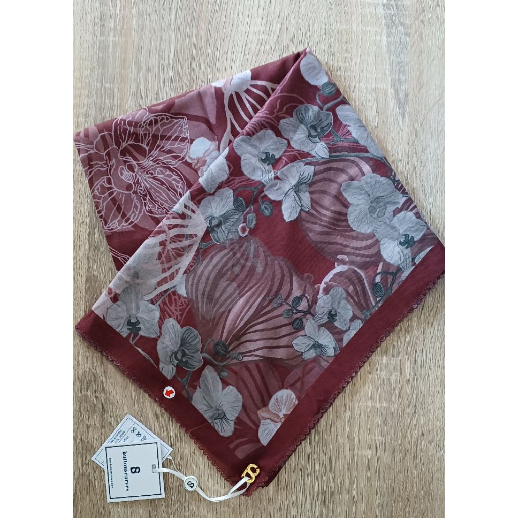 AS IS BUTTONSCARVES BS ORCHIDE MARIGOLD & GARNET