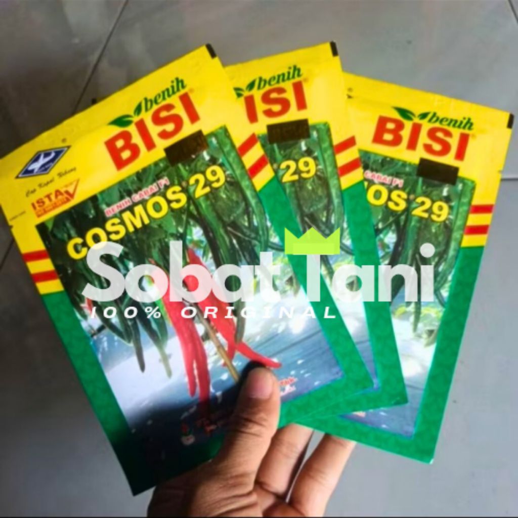 Benih Cabai Merah Besar COSMOS 29 BISI 10gr Original Pabrik