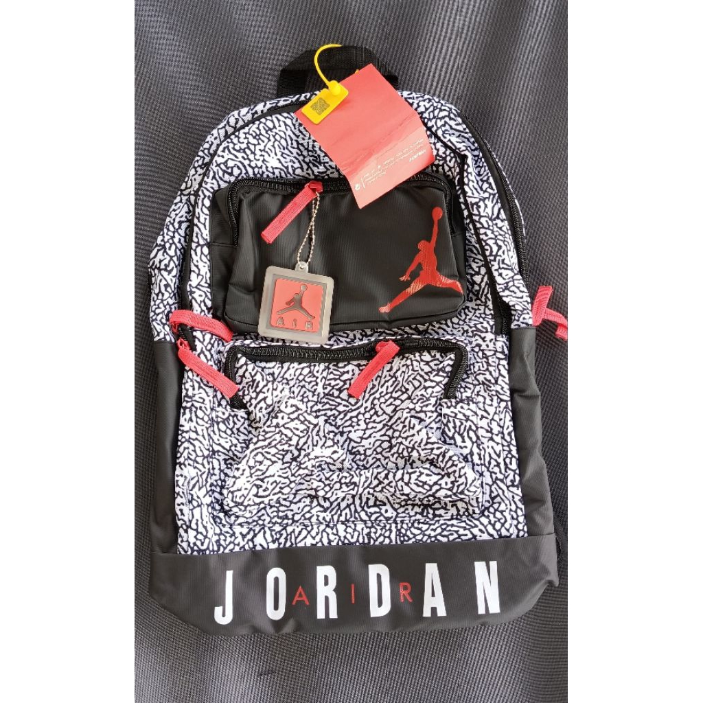 Tas sekolah Jordan Hitam Putih