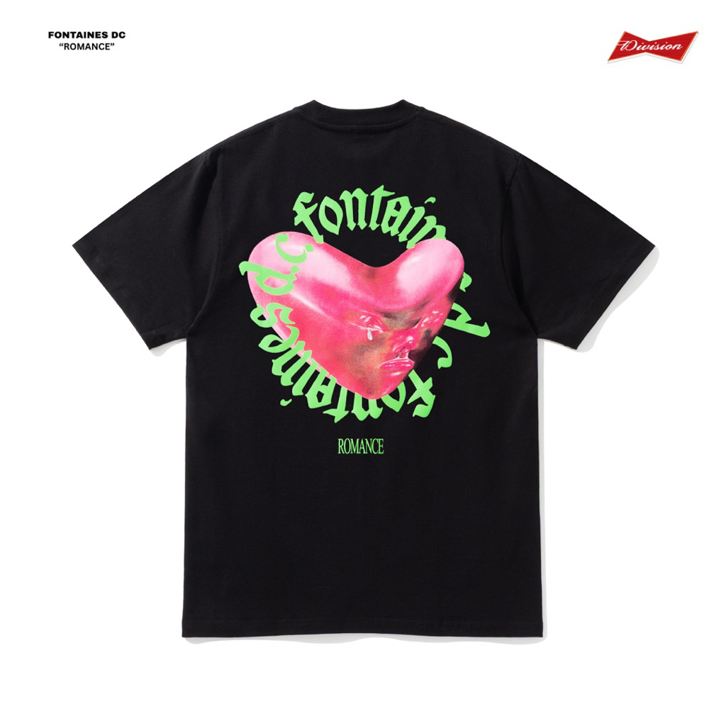 Fontaines Dc - Romance Tshirt - Black | Baju Band