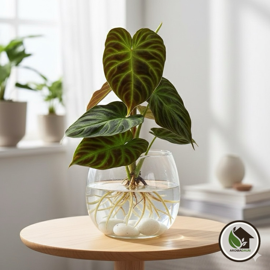 tanaman hias philodendron verucosum