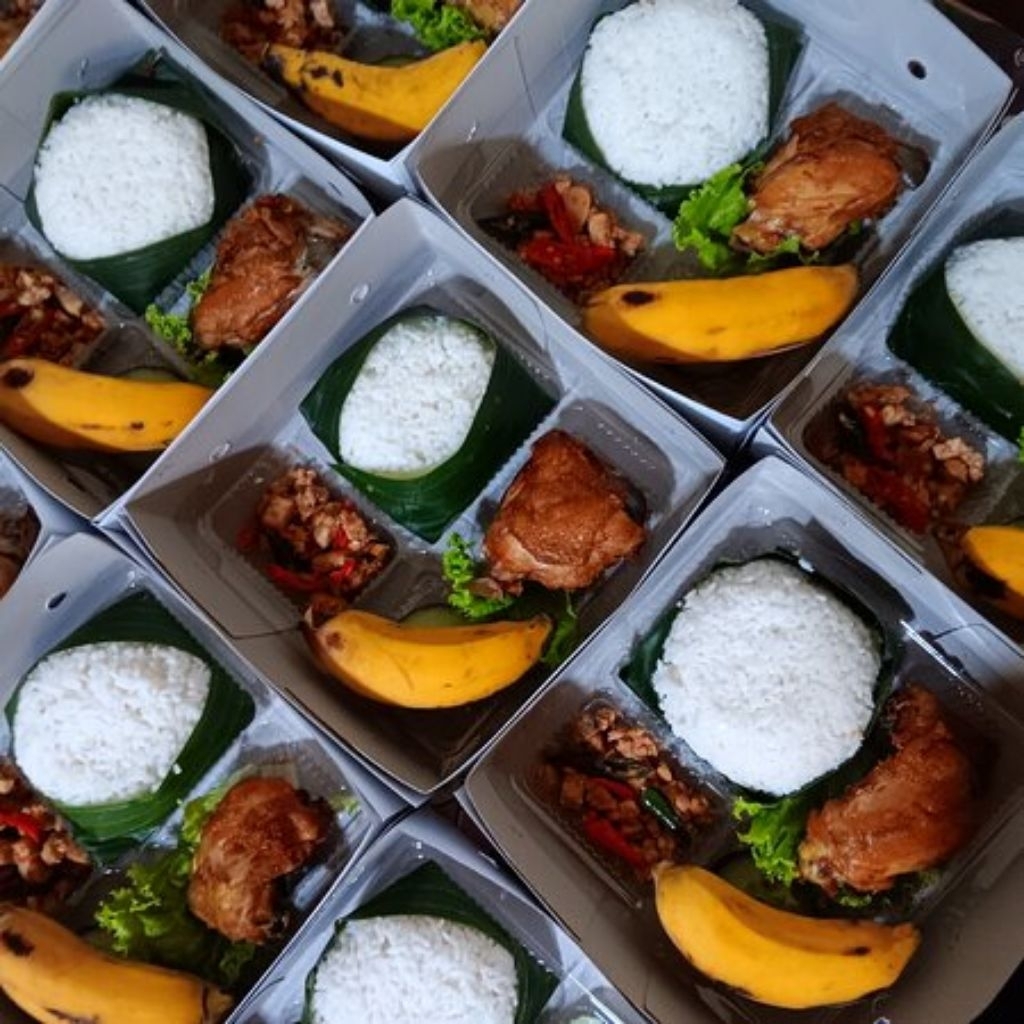 Nasi Box Ayam Goreng Paket 1