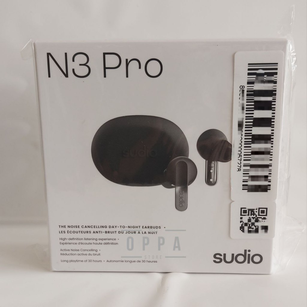 Sudio N3 Pro TWS Headset Earphones Bluetooth With ANC Black New