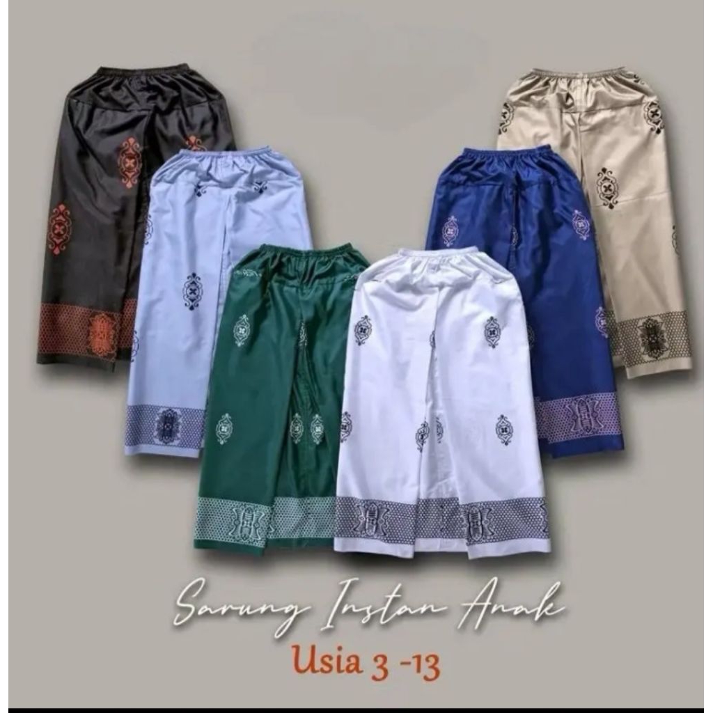 Sarung Anak-anak Umur 3-10 tahun Sarung kekinian Dan Terkaris