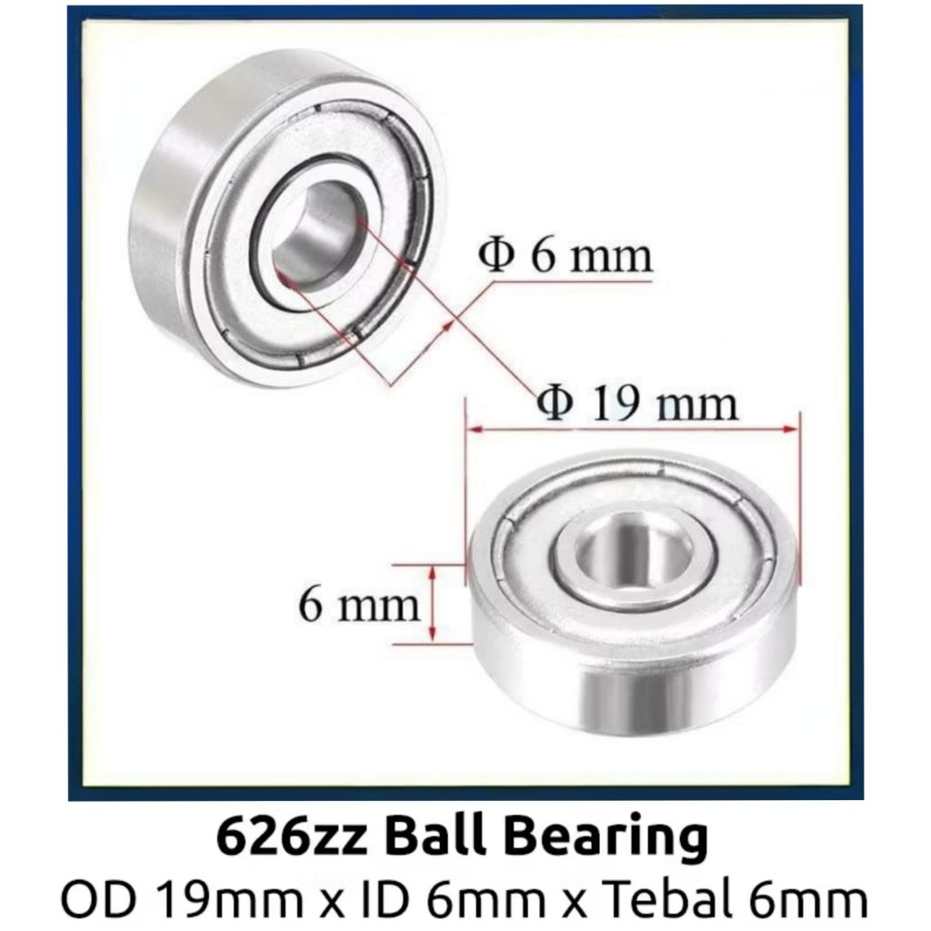Bearing 626 ZZ 626ZZ Laker Roda