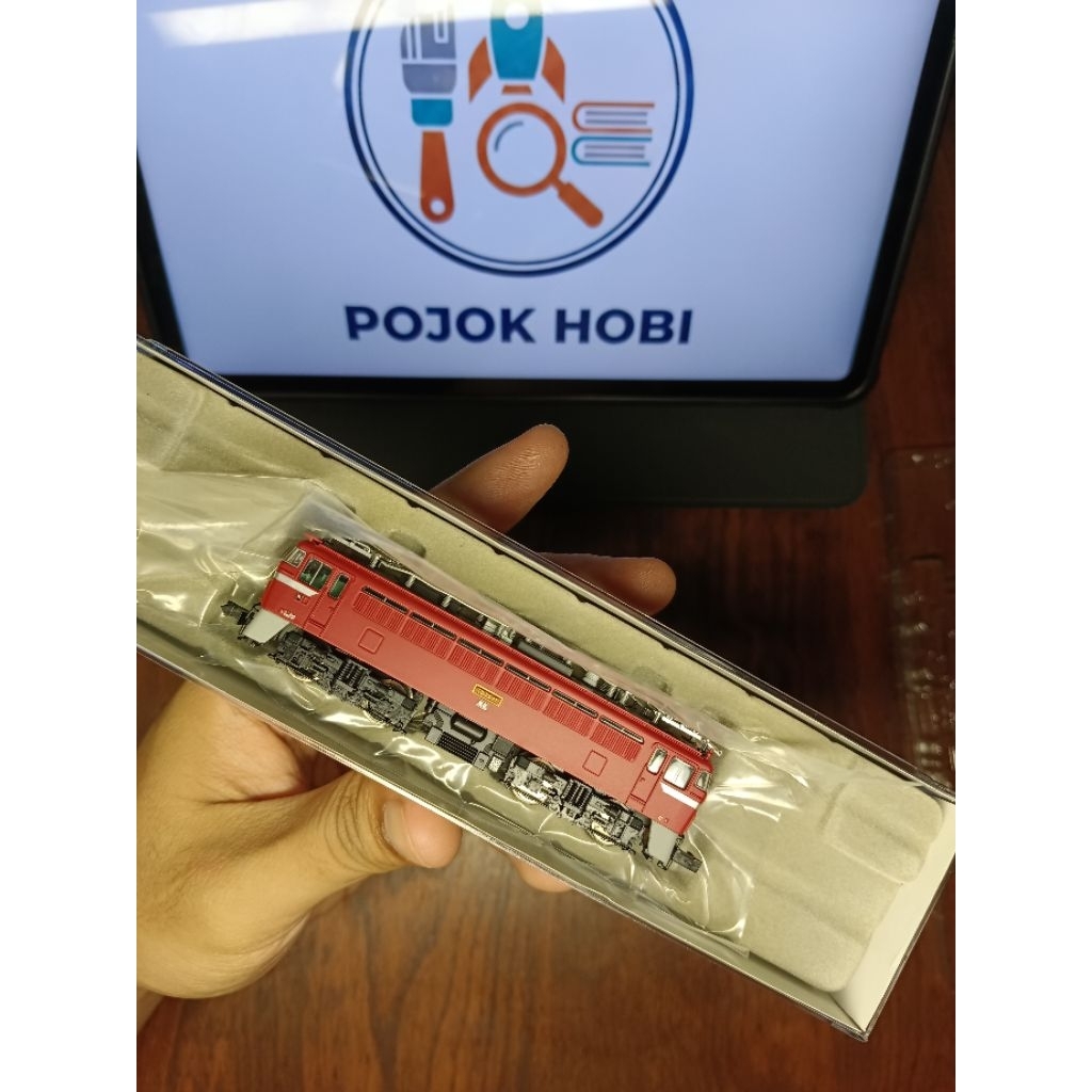 Kereta model Micro Ace N Scale miniatur Kereta api motorized bisa jalan ED73-22 Original