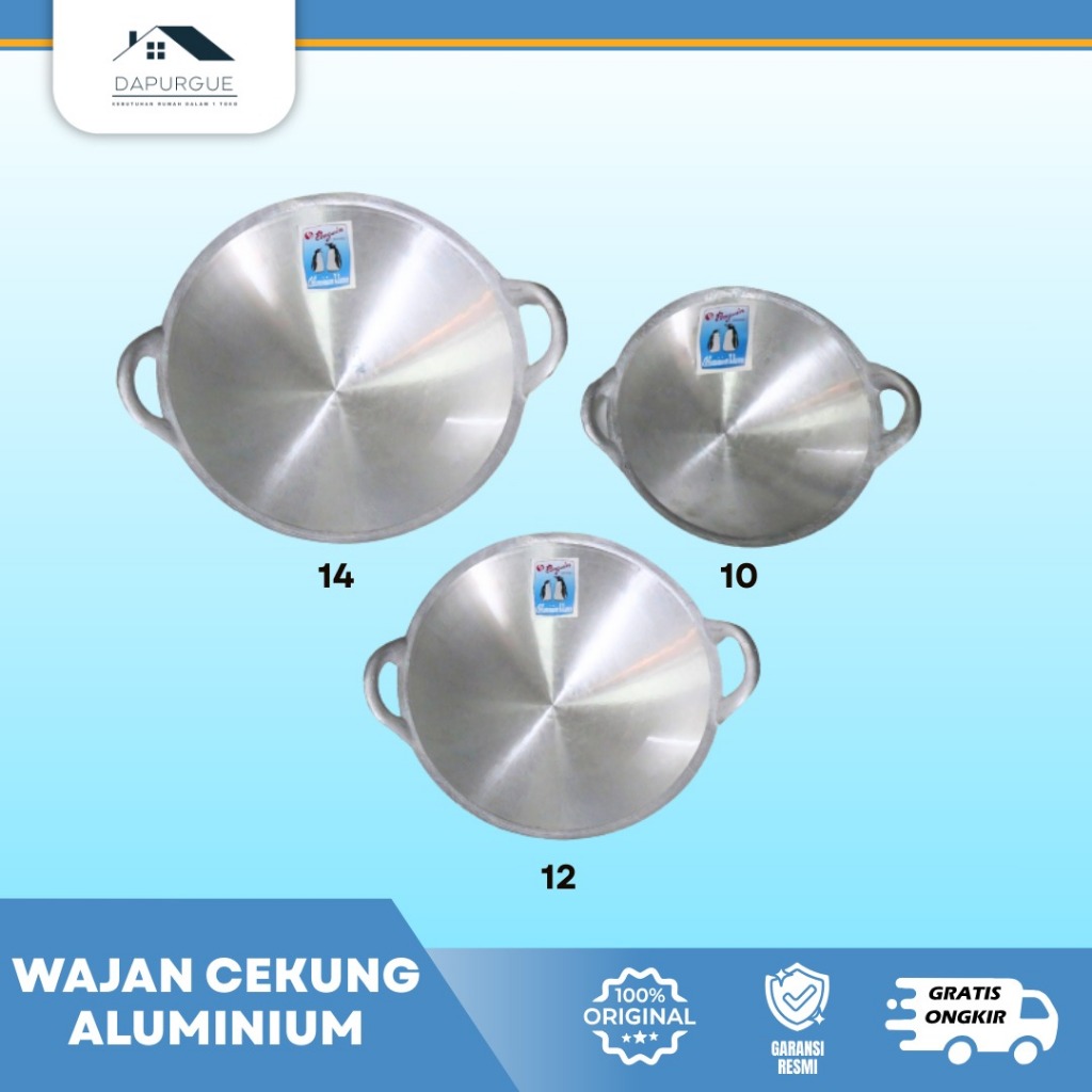 NILA PINGUIN Wajan Aluminium Anti Lengket