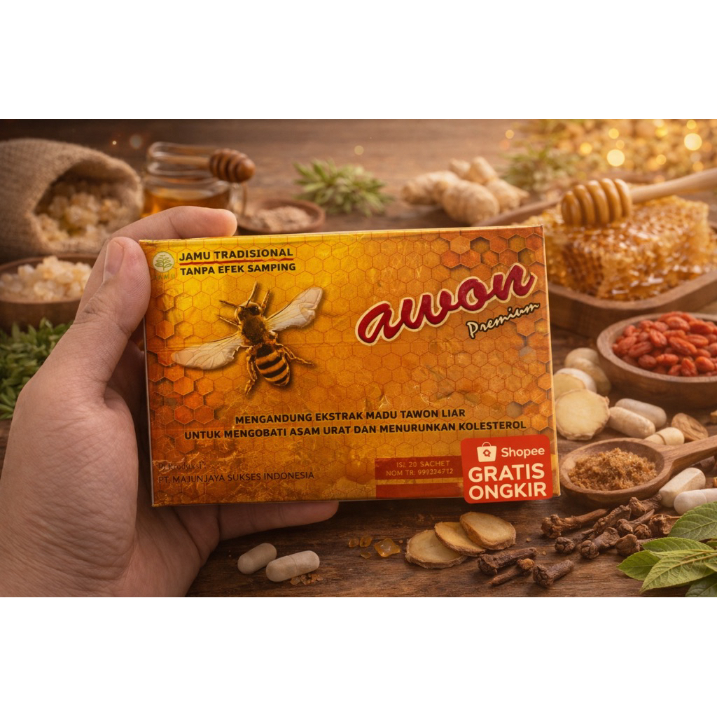 serbuk tawon kemasan emas