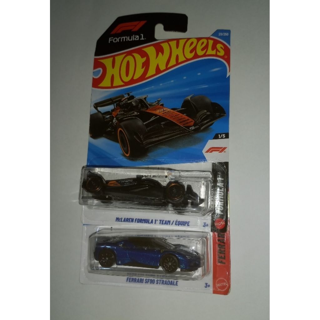HOT WHEELS Mclaren FORMULA F1 TEAM DAN FERRARI F90 STRADALE