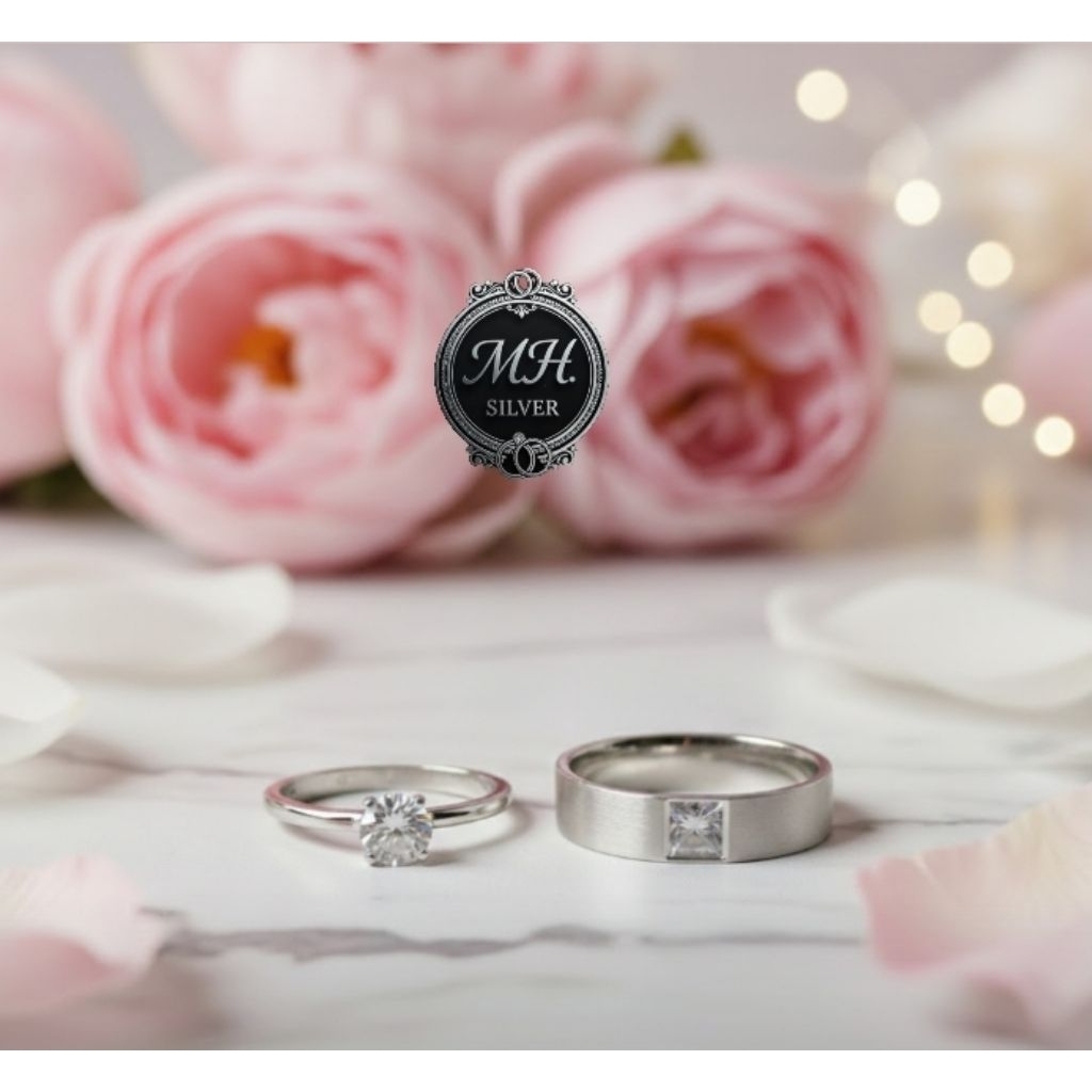 Cincin Couple Perak Handmade