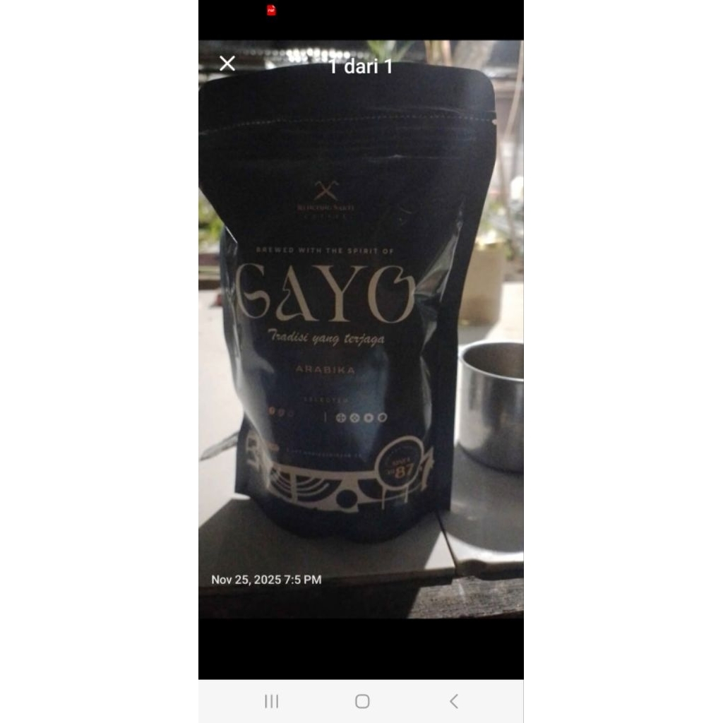 Kopi Gayo Asli Aceh
