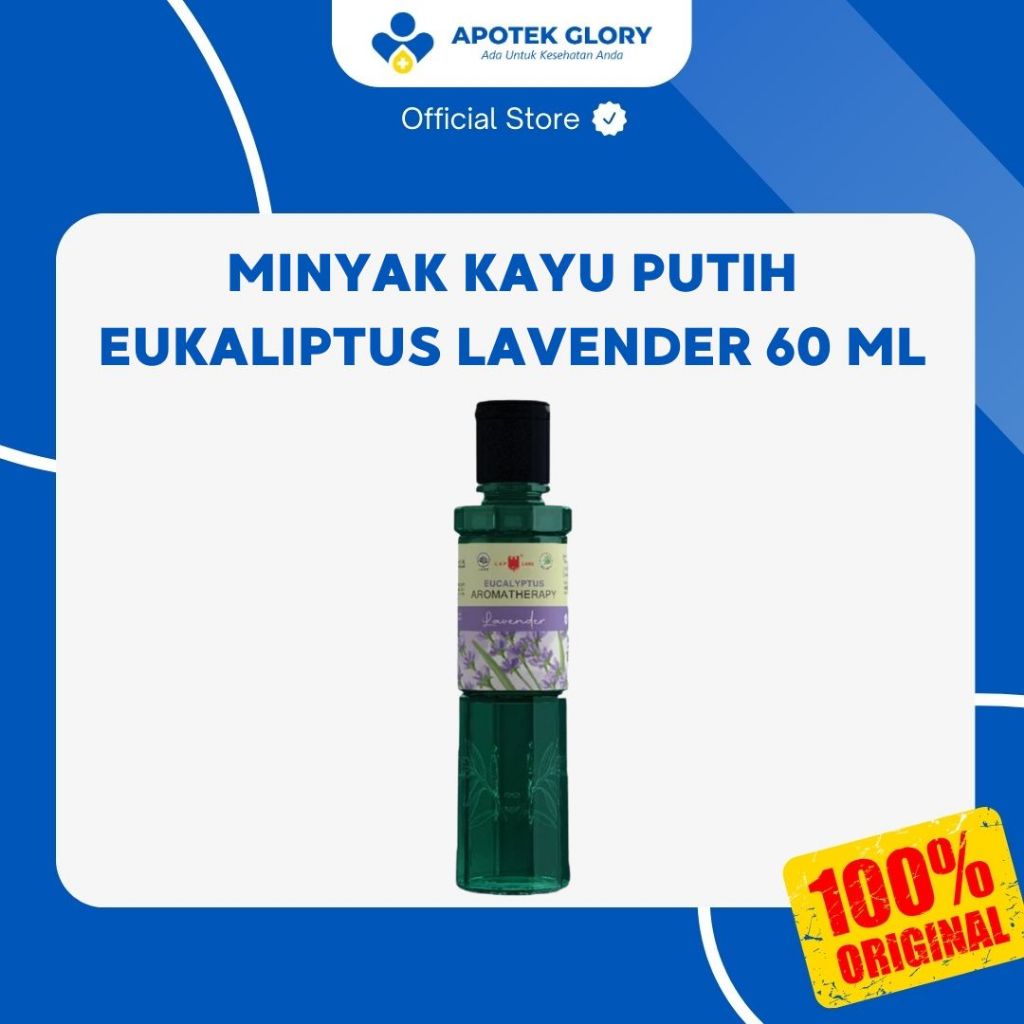 MINYAK KAYU PUTIH AROMATERAPI EUKALIPTUS LAVENDER CAPLANG 60 ML