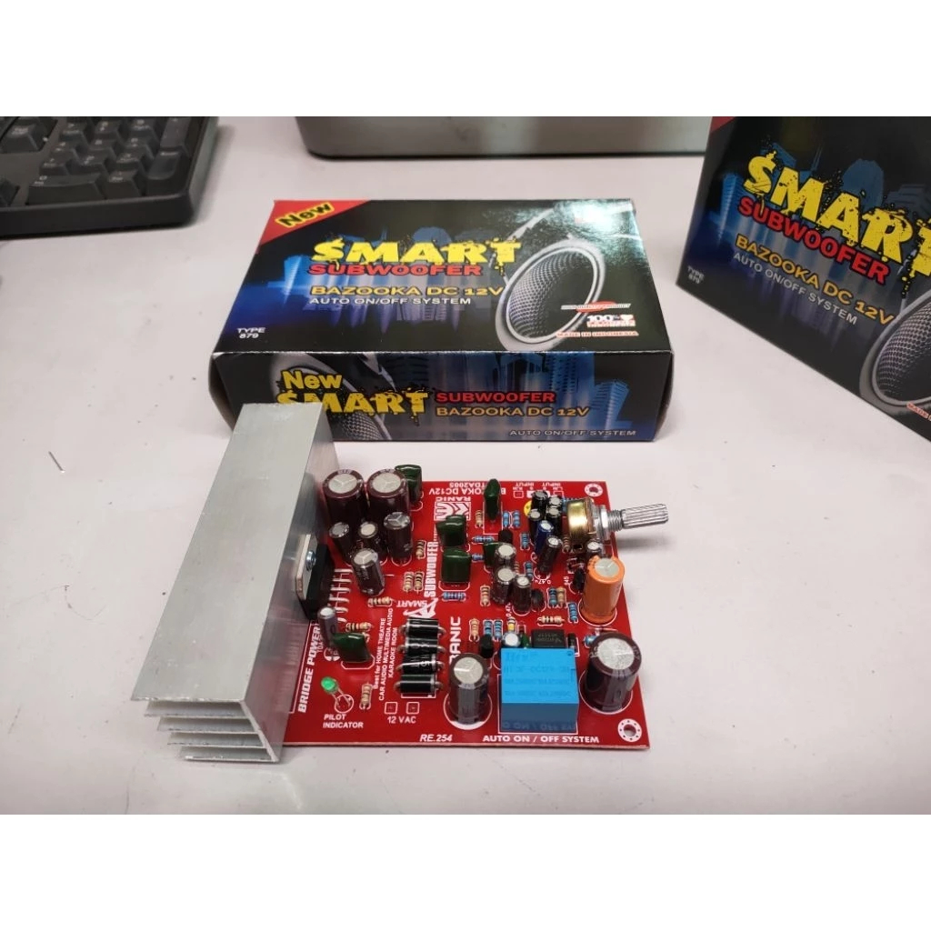Kit Aktif Subwoofer New Smart Bazooka TDA2004 AC DC 12V