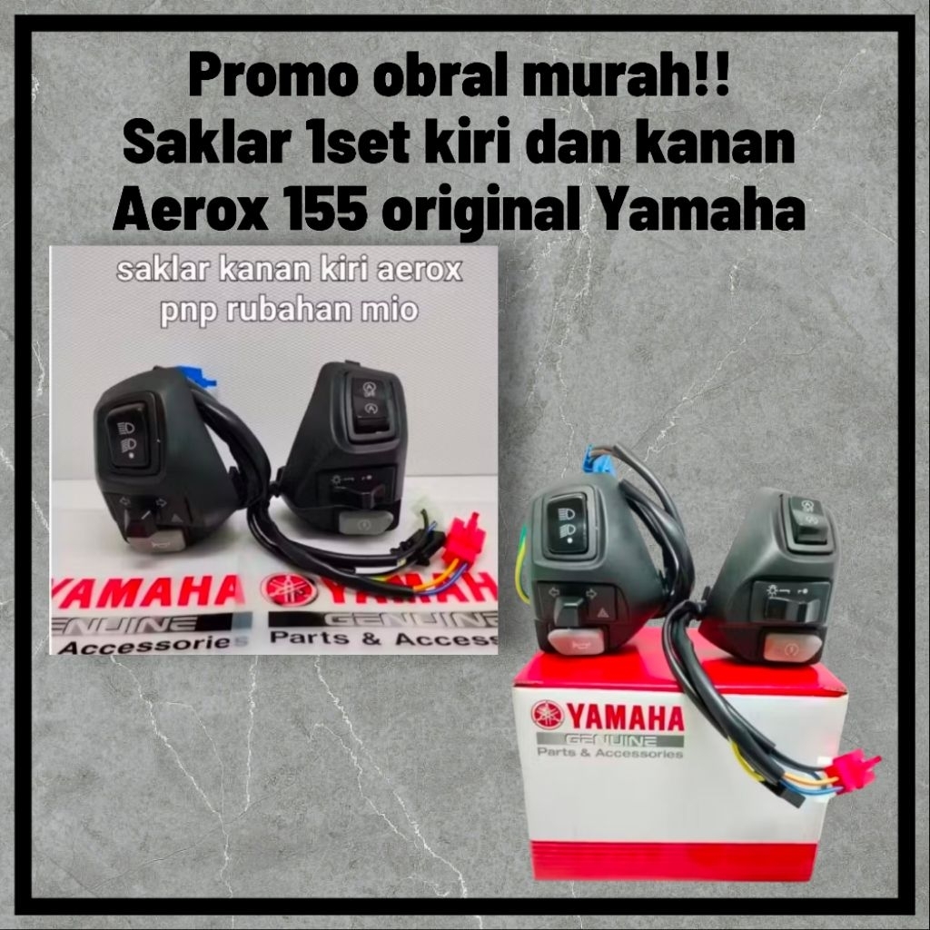 promo obral saklar aerox new / saklar aerox 155 / saklar set aerox 155