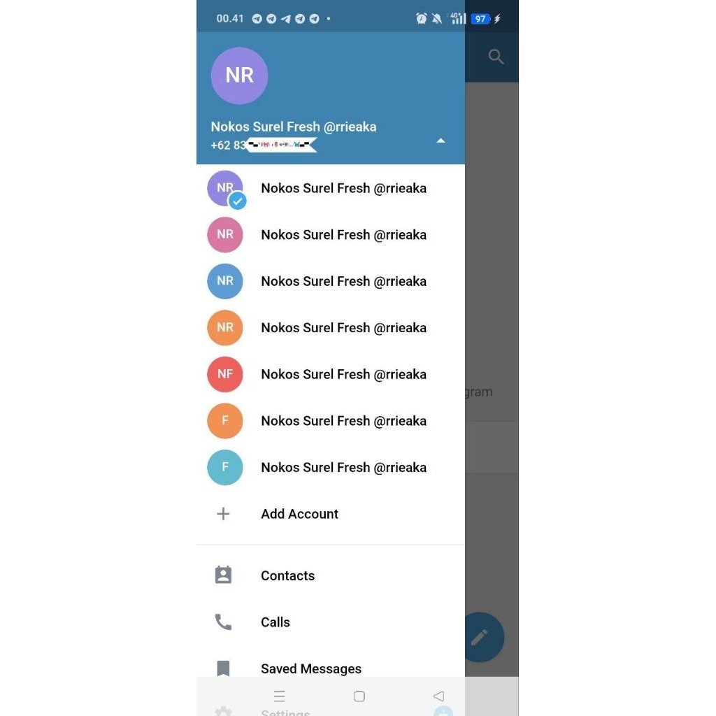 Akun Telegram Fresh Siap Pakai