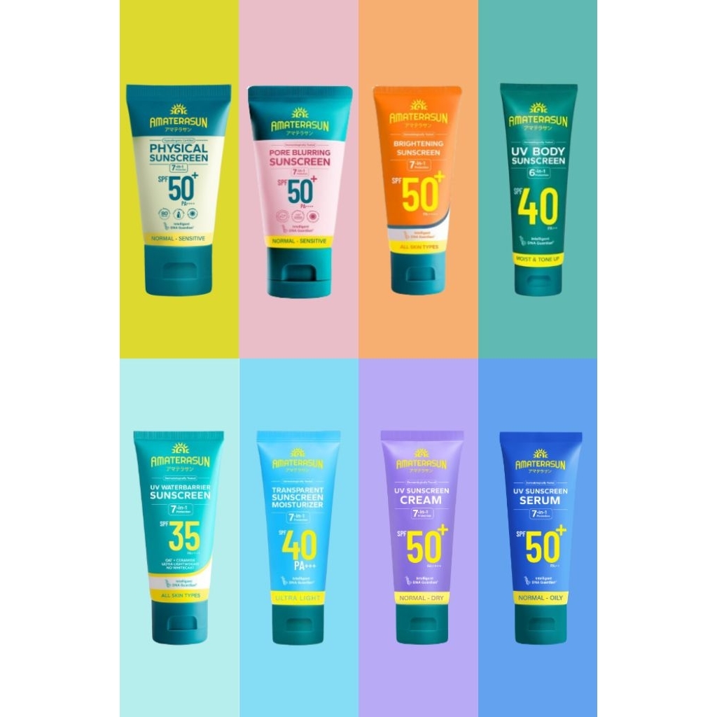 Amaterasun Sunscreen Physical Sunscreen Chemical Sunscreen Hybrid Sunscreen
