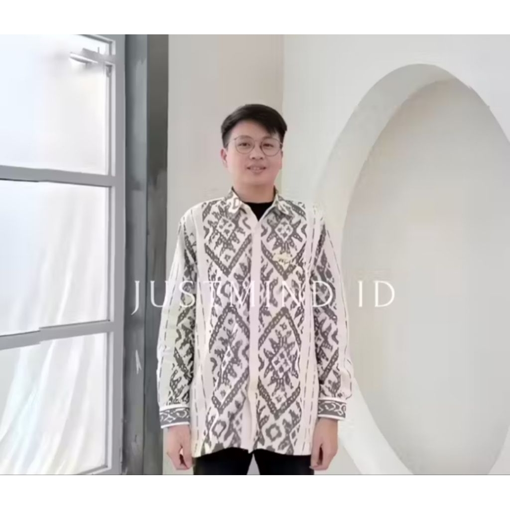 Baju Tenun Couple Padma - Adem, Jahitan Rapi, Ukuran Lengkap