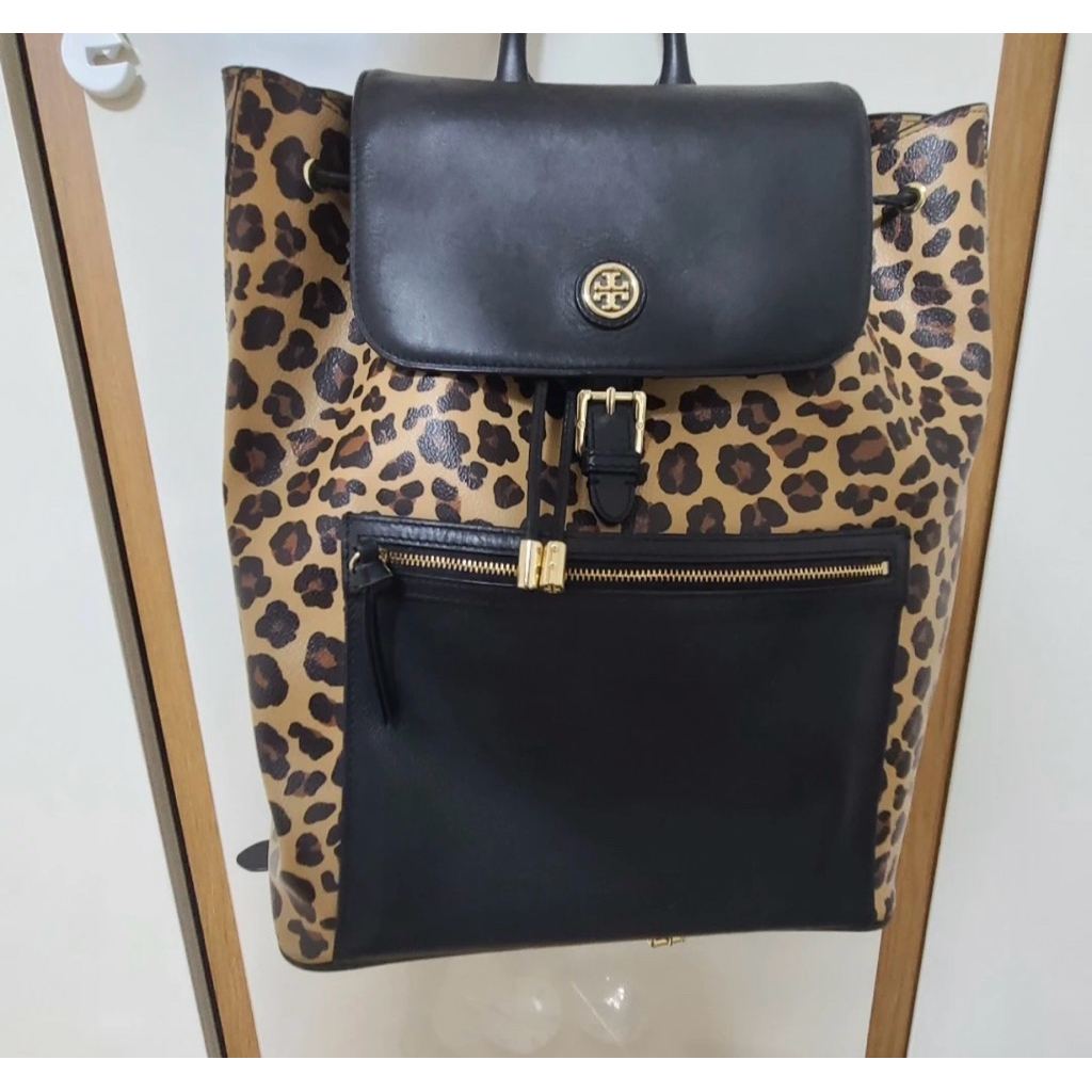 PL Tas Ransel Backpack Torryburch TB Leopard