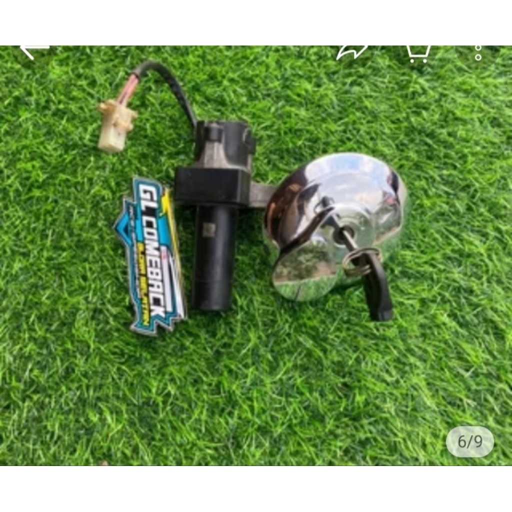 kunci kontak Honda ori set kabel dua Verza,cb150 r,Mega pro,mp,Tiger old(set kunci kontak+tutup teng
