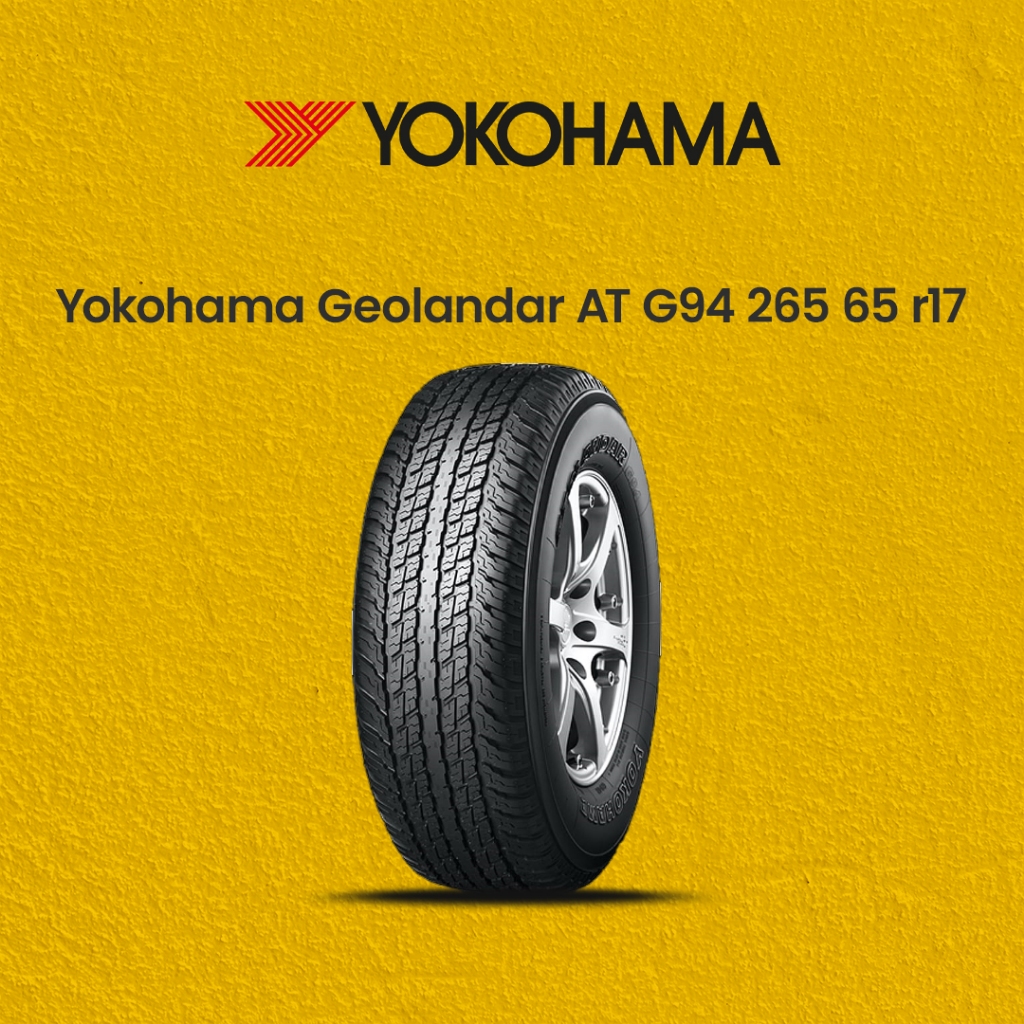 BAN NIK 2025 YOKOHAMA GEOLANDAR AT uk 265 65 R17 FORTUNER PAJERO 99%