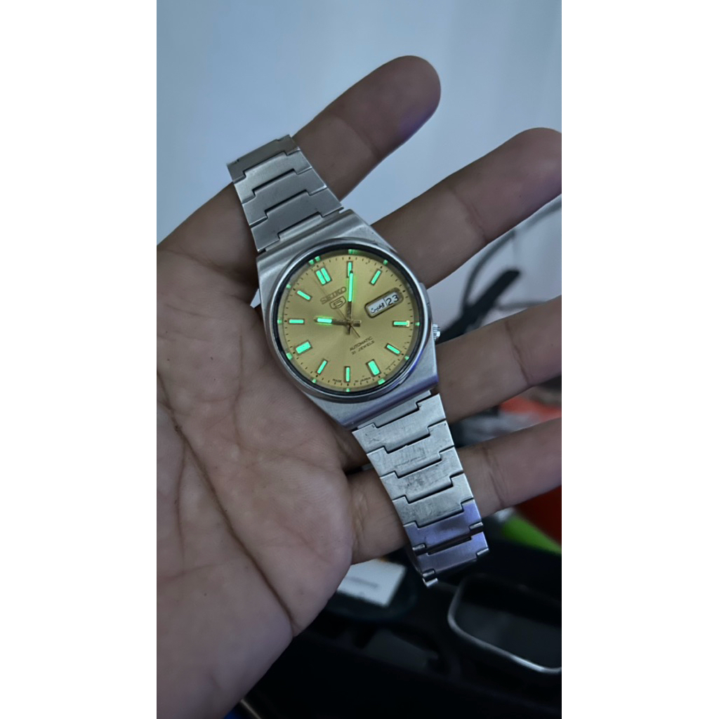 Jam Tangan Seiko 5 Vintage Otomatis ORi 7S26A