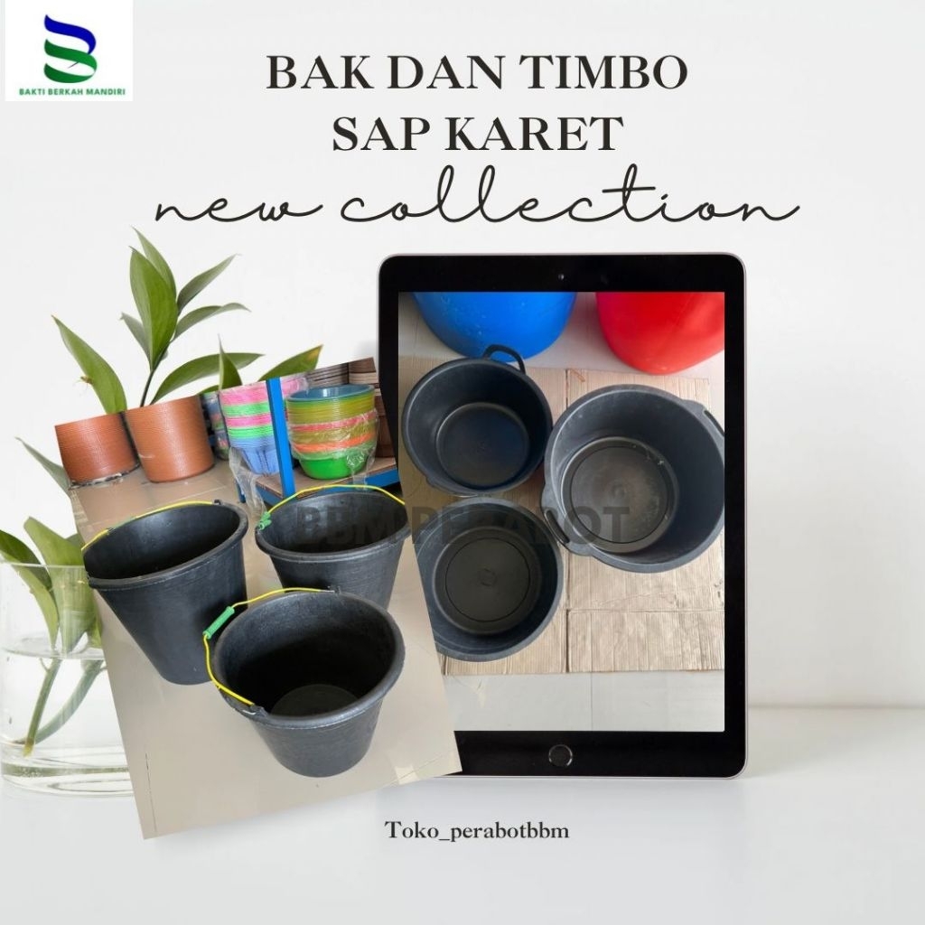 TIMBO/BAK MEMBLE/SAP/ANTI PECAH/ WARNA HITAM