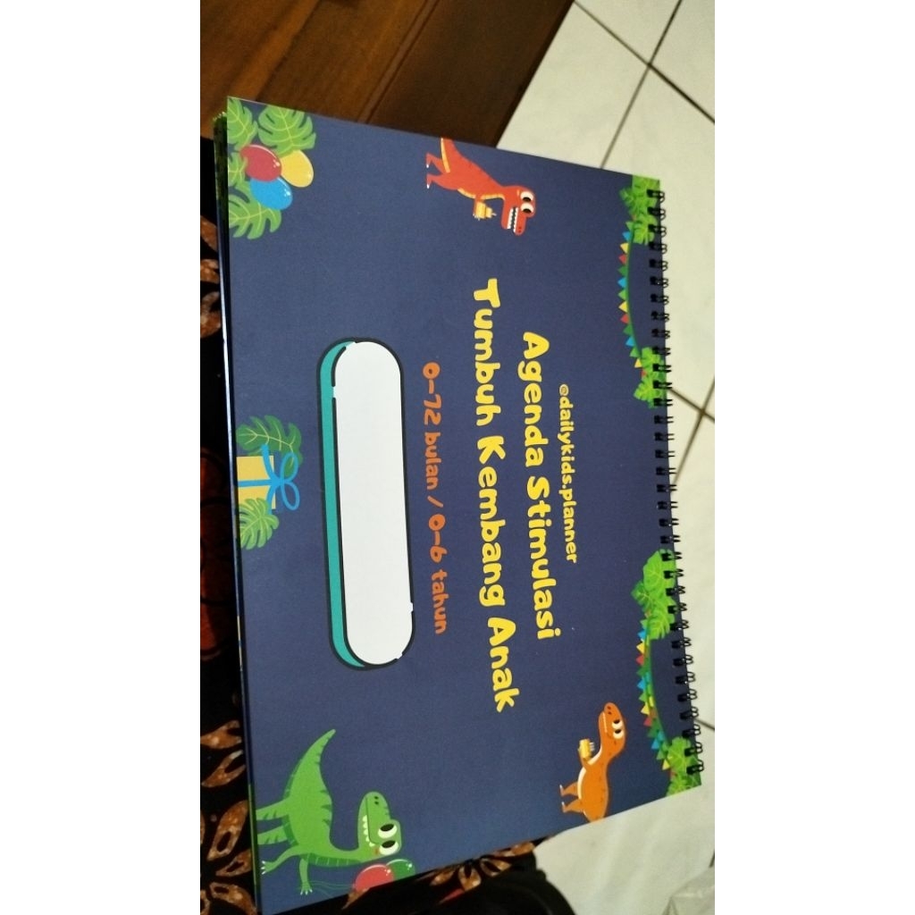 buku agenda stimulasi 0 bulan - 6 tahun