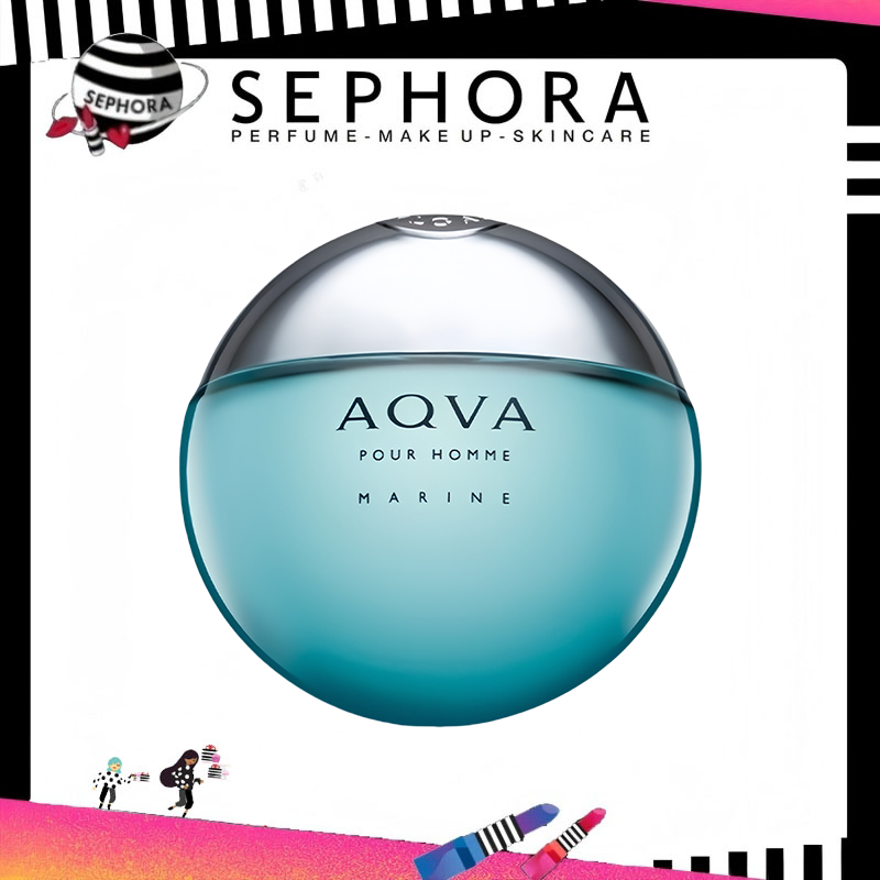 100% Original/Bvlgari Men Aqva Pour Homme Eau de Toilette/Aqva Pour Homme Marine EDT 100ml