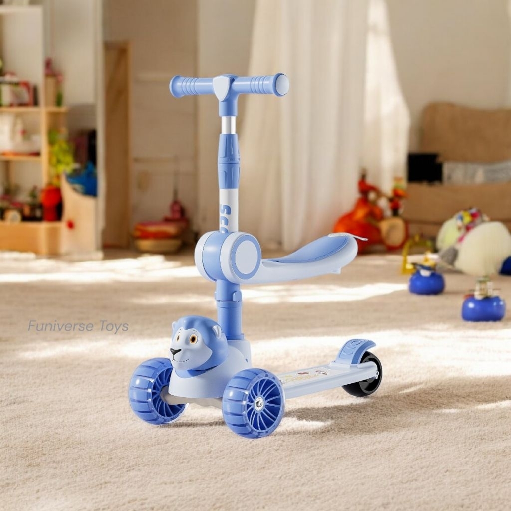 Funiverse Skuter Otoped Anak Skuter Duduk Skuter Lipat Skuter Mainan Anak Co