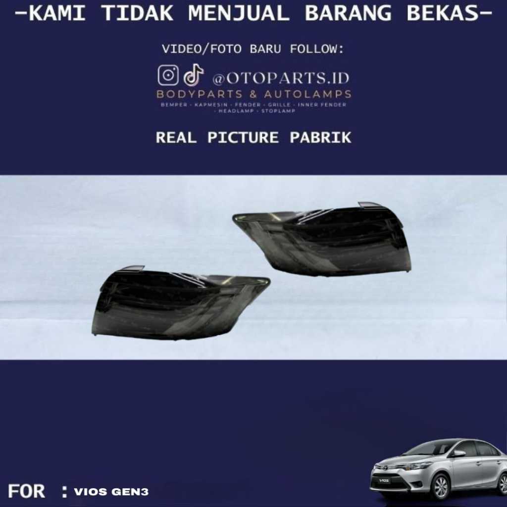 LAMPU STOP BELAKANG VIOS GEN 3 VARIASI SMOKE STRIP LED SEQUENTIAL SET