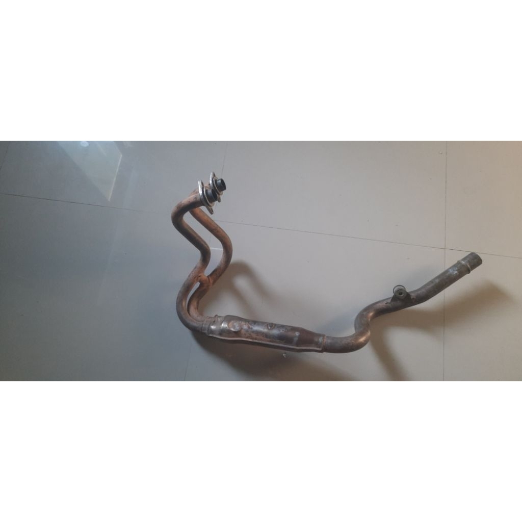 leher kenalpot kawasaki  ninja 250 Fi original