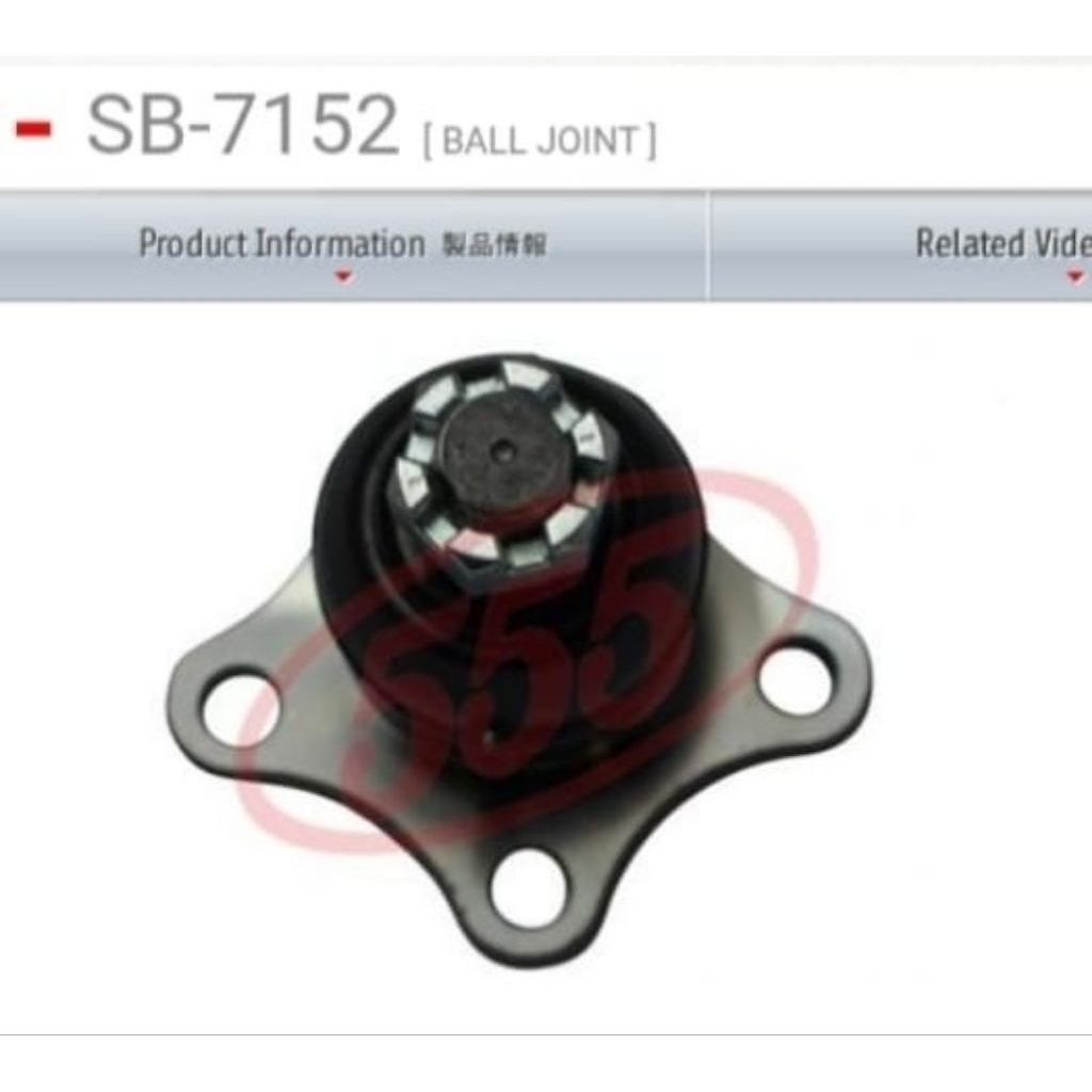 BALL JOINT BAWAH UNTUK MOBIL MITSUBISHI (SB-7152)